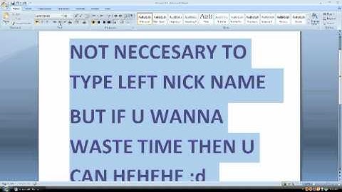 MAFIA FLOOD TUTORIAL  FOR NIMBUZZ