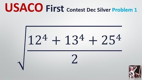 USACO Silver December First Contest 2024 2023 2022 Problems 1 Solutions Course Walkthrough Training