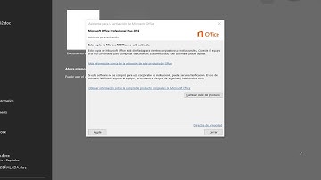 Como activar nuestro paquete de OFFICE (WORD, EXCEL, POWER POINT) 2019