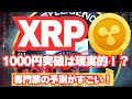 XRP1000円突破は現実的！？専門家の予測がすごい！