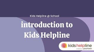 Introduction to Kids Helpline - Kids Helpline @ School by Kids Helpline 242 views 1 year ago 32 seconds