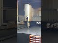 Laser cutting machine is currently cutting this large sheet  metal.#LaserCutting  #MetalFabrication