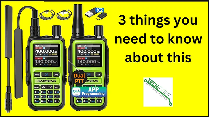 3 Things to know about the Baofeng UV-5R Mini Radio