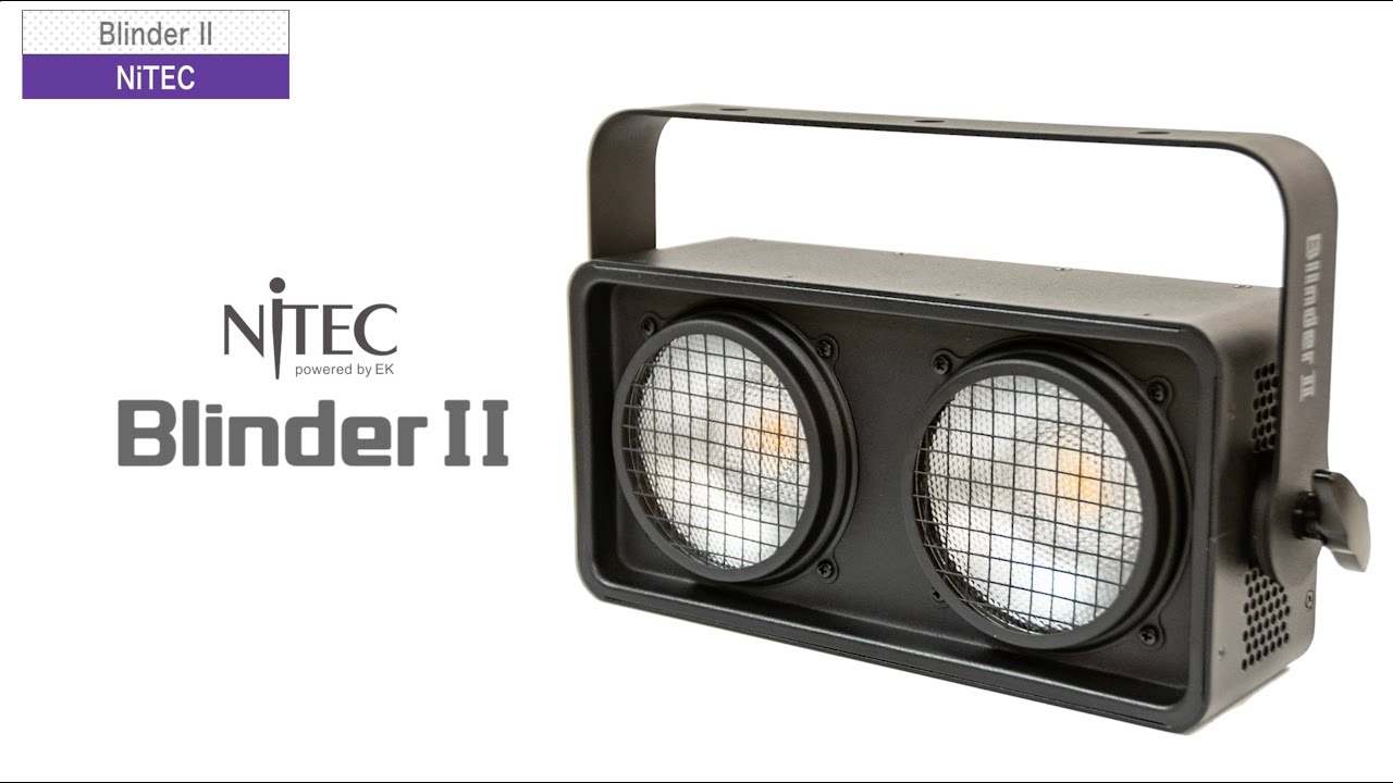 NiTEC Blinder II LEDブラインダー NiTEC ( ナイテック ) Blinder II LED ｵｰﾃﾞｨｴﾝｽﾌﾞﾗｲﾝﾀﾞｰ 100W LED