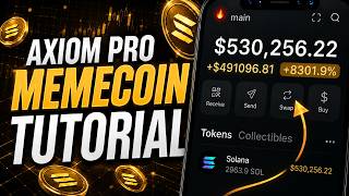 HOW TO TRADE MEME COINS - Axiom Pro (TUTORIAL)