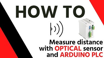 ➡️ How to: Measuring distance using a Sharp Optical distance sensor and an Industrial ARDUINO PLC