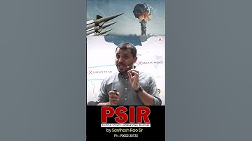 "What Is Nuclear Deterrence? | Cold War Strategy Explained" | PSIR Optional | Santhosh rao Sir