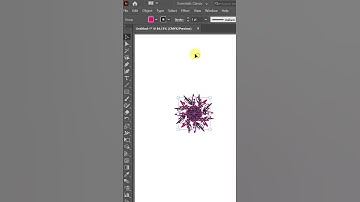 Bright Pink Floral Pattern 🌸 | Adobe Illustrator Short #adobeillustrator #illustratortutorial #art
