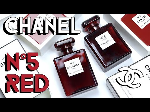 CHANEL RED BOTTLE N°5 EDP and L'EAU unboxing and review - Limited