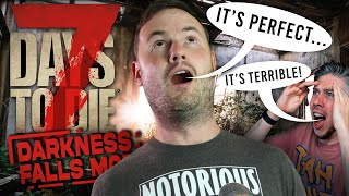 A Fresh Start & Sips New House (7 Days To Die: Darkness Falls Mod)