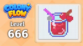 Colony Flow level 666 walkthrough solution gameplay 