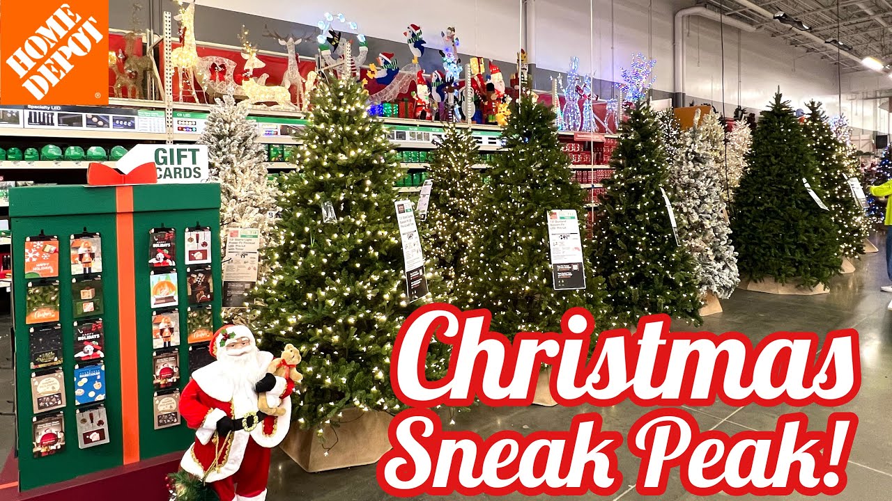 HOME DEPOT CHRISTMAS 2022 SNEAK PEAK WALKTHROUGH!???????? - YouTube