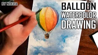 Drawing a balloon / Рисуем воздушный шар