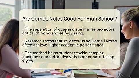 Are Cornell Notes Good For High School? - Ultimate Study Hacks