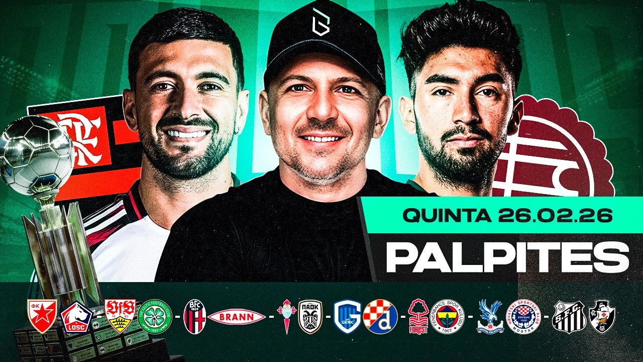 PALPITES DE FUTEBOL PARA 26 02 2026 (QUINTA-FEIRA) | Boleiros Tips