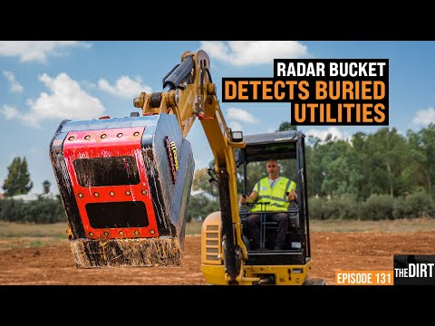 The World’s First Excavator Bucket That Detects Buried Utilities