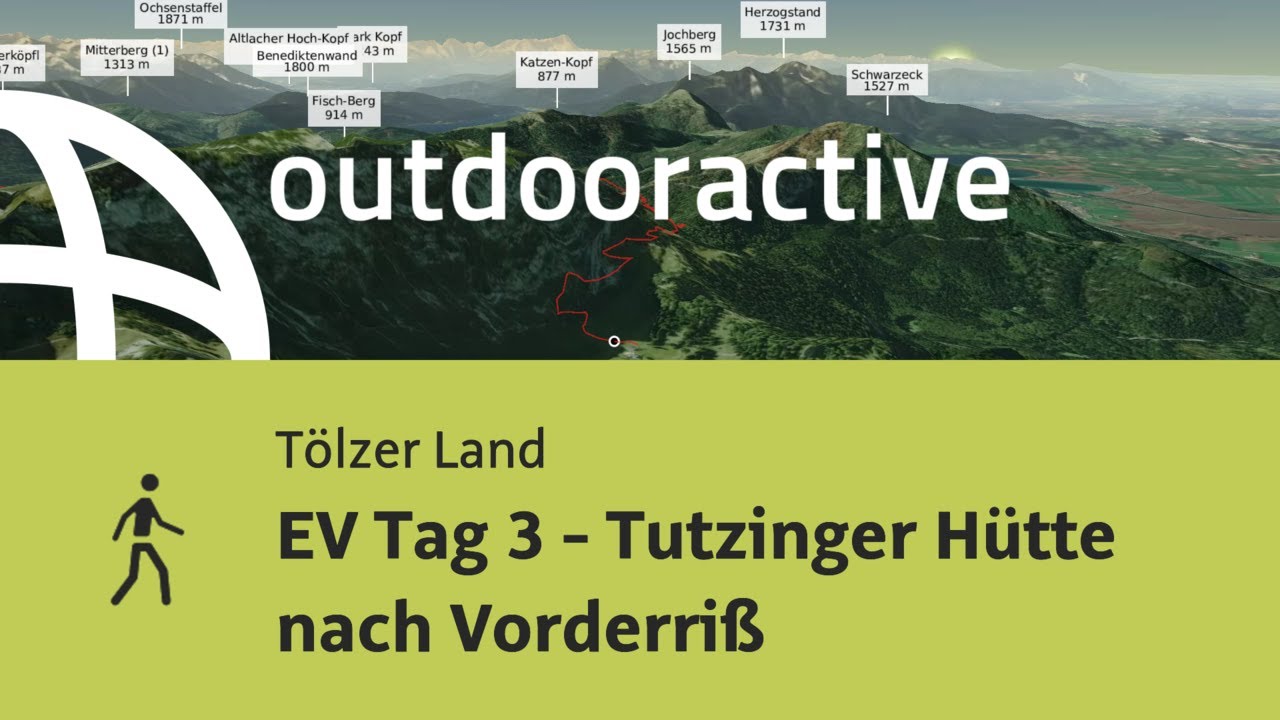 Wanderung im Tölzer Land: EV Tag 3 - Tutzinger Hütte nach Vorderriß