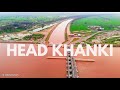 CHENAB RIVER HEAD KHANKI GUJRAT PUNJAB PAKISTAN DRONE 4K VIDEO