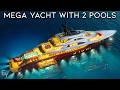 Touring the craziest megayacht in the world with a 2 story pool