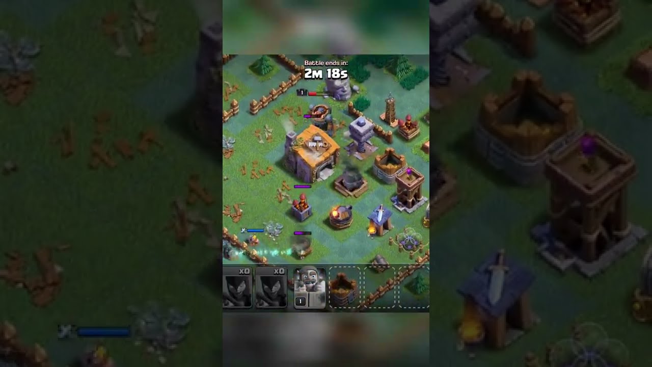 Level one night witch attack to builderhall level 6..