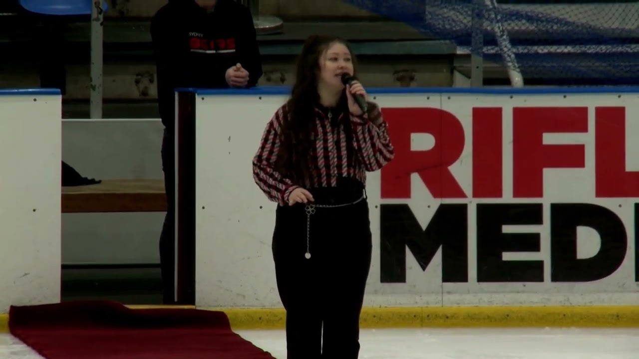 AIHL 2024 Sydney Bears vs Adelaide Adrenaline | National Anthem May 4