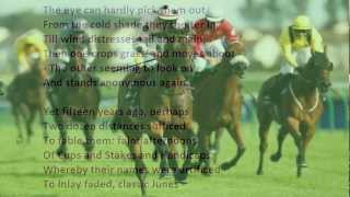 At Grass by Philip Larkin (read by Tom OBedlam)