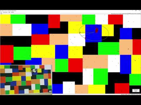 Monte Carlo Localization of Robot with Colorsensor