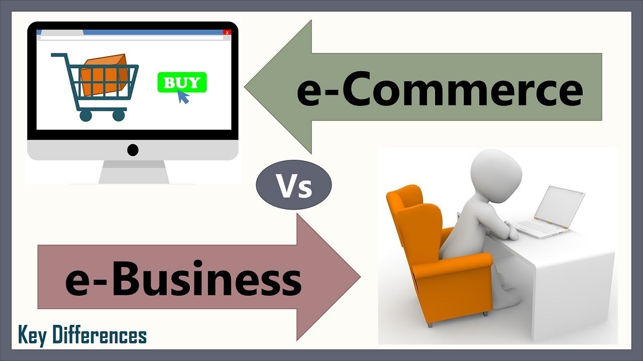 e-Commerce Vs e-Business: Difference between them with definition, types \u0026 comparison chart