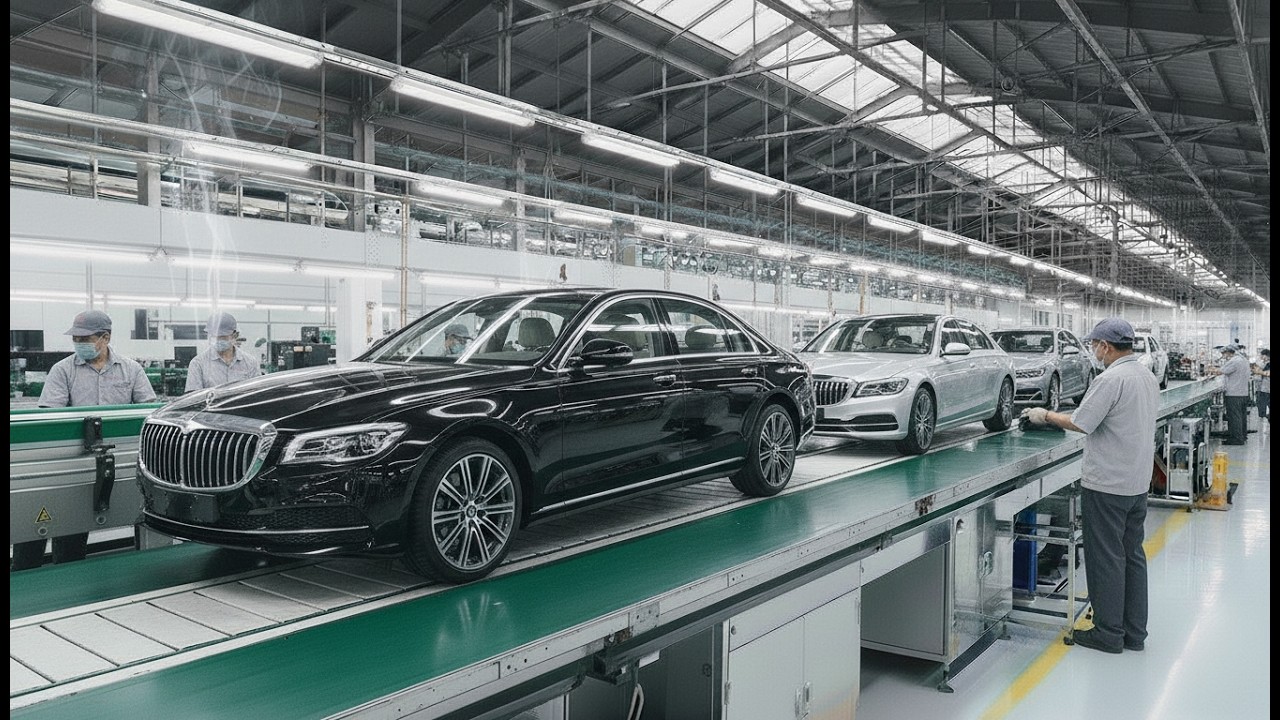 inside ,the modern car factory ; how thousands of modern car Making raw to a finished cars,