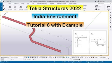 Tekla Structures 2022 India Environment Tutorial 6 with Example