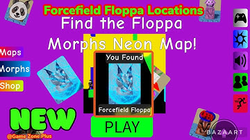 FORCEFIELD FLOPPA MORPH LOCATION IN NEON MAP. FIND THE FLOPPA MORPHS #roblox #findthefloppamorphs