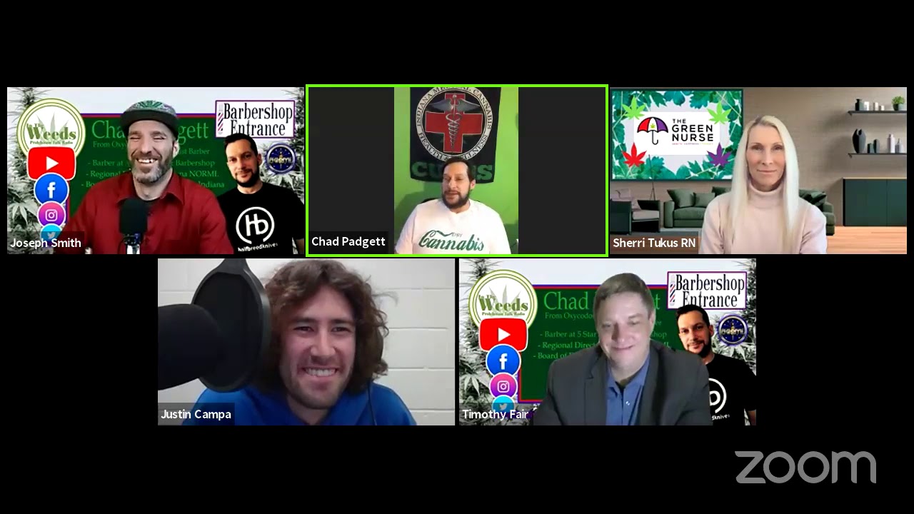 Chad Padgett From Oxycodone Addict to Herbalist Barber LIVE on In The Weeds Prohibition Talk Radio