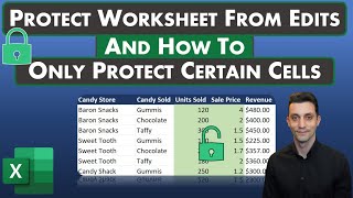 Excel Tips - How to Protect Your Worksheet | How to Protect Certain Cells