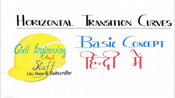 Transition Curve: Theory | Transportation Engineering | Hindi lecture