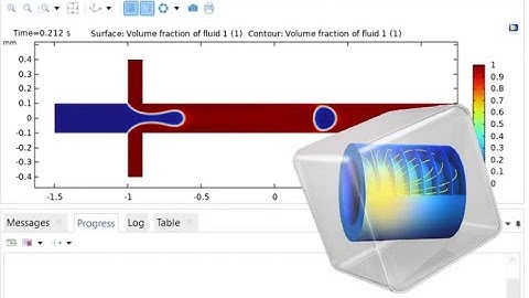 Microfluidic Multiphasic Oil Droplet   Comsol Tutorial