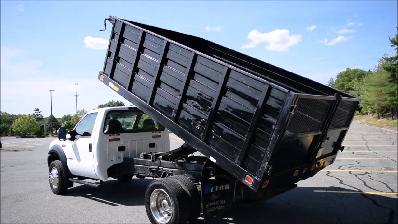 2007 Ford F550 XL Dump Truck - YouTube