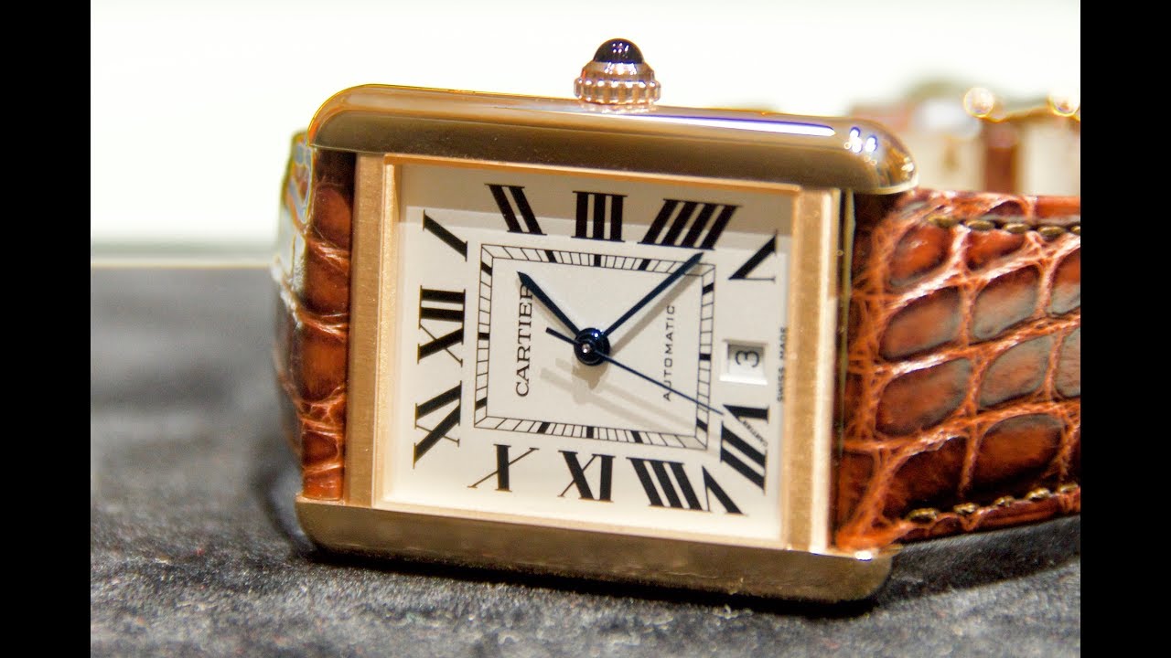 cartier tank solo in gold