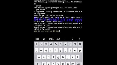 How to install git and wget on termux