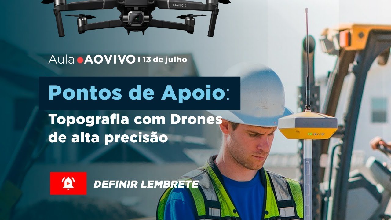 Pontos de Apoio: Topografia com Drones de alta precisão - YouTube