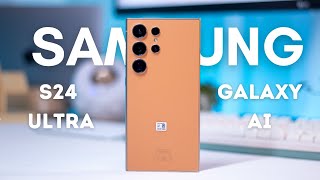 [UNBOXING VLOG] Samsung S24 Ultra (Titanium Orange) | Aesthetic Unboxing and Testing of AI Features.