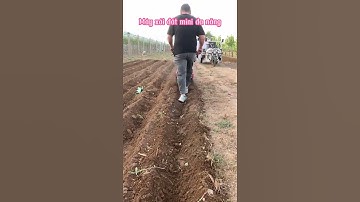 Máy cày mini máy xới đất mini máy làm cỏ máy vun luống  #bgmi #automobile #farming #agriculture