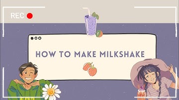 How to make milkshake 🍓 || Procedure Text.