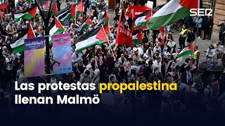 Protestas en Suecia contra la participación israelí en Eurovisión