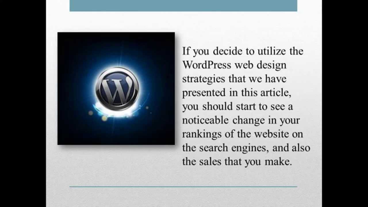 Wordpress Website Design - YouTube