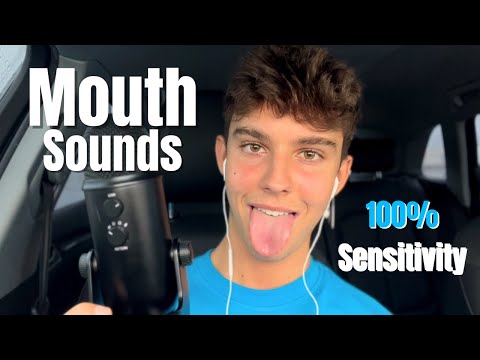 ASMR | SUPER UP-CLOSE MOUTH SOUNDS (100% Sensitivity) 💦👅