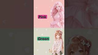 pink vs green #trending #trendingshorts #shortvideo #shorts #pink #viralshort #dress #song #newsong
