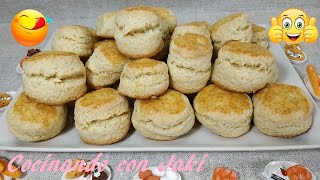 🍪Los Scones Mas deliciosos 😋que jamas has probado, en solo unos min🕑, Cocinando con Jaki