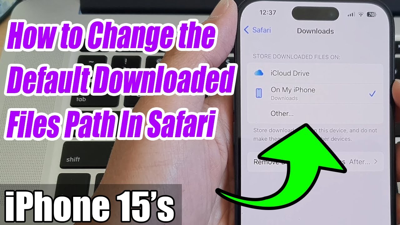 iPhone 15/15 Pro Max: How to Change the Default Downloaded Files Path In Safari