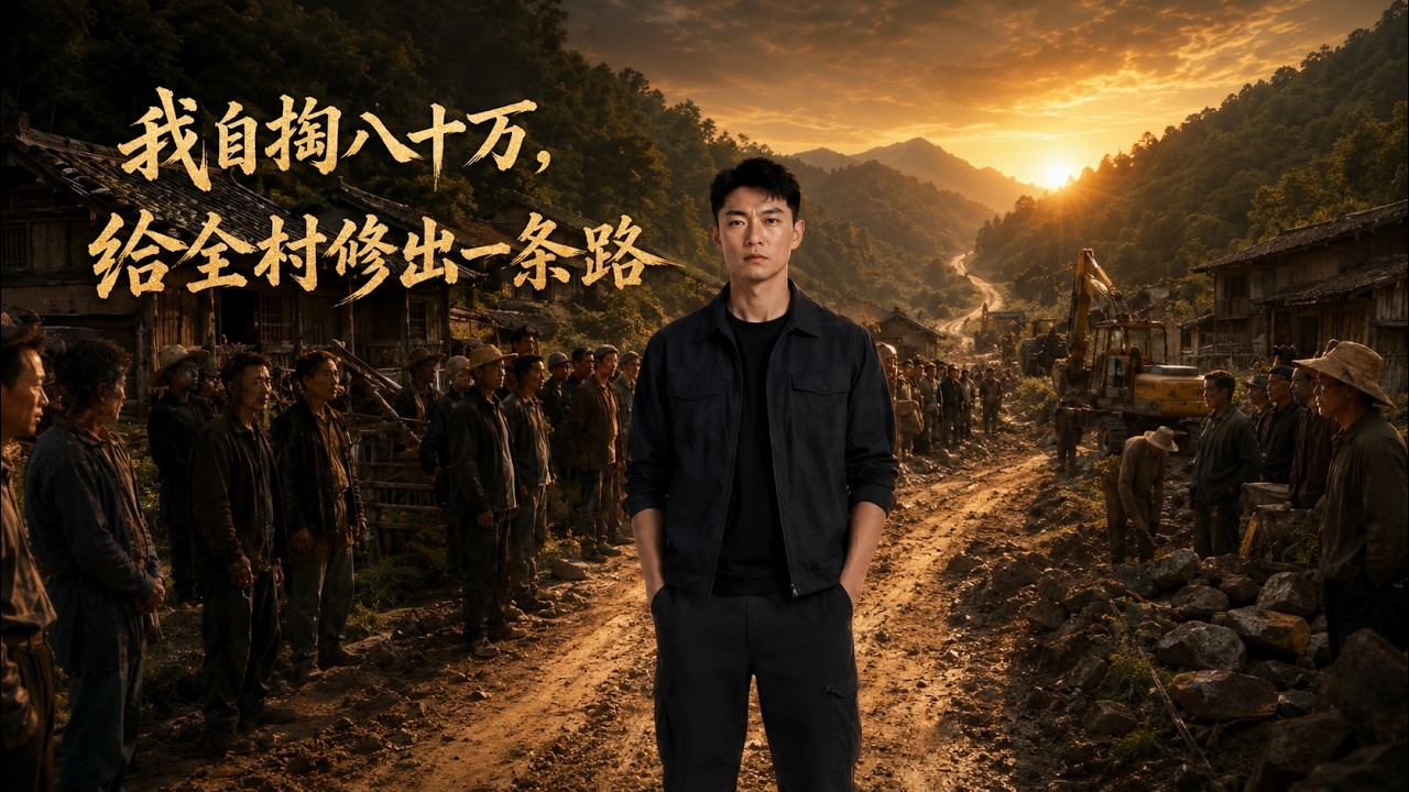 豪擲八十萬修路，全村竟對他下跪