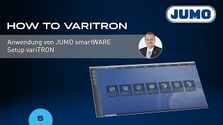 Anwendung von JUMO smartWARE Setup variTRON